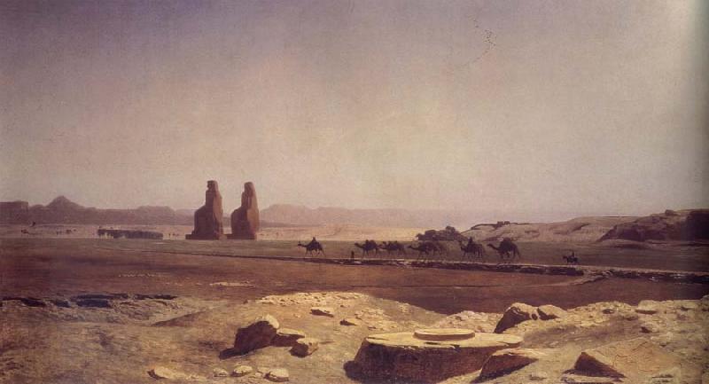 Jean Leon Gerome A View of the Plain of Thebes in Upper Egypt Germany oil painting art